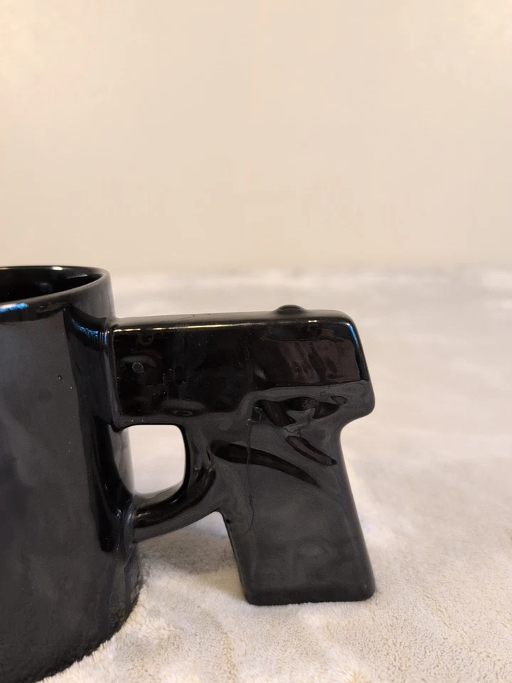 Gun Coffee/Tea Mug/Cup Big Mouth, Inc. Black - Image 2 of 4