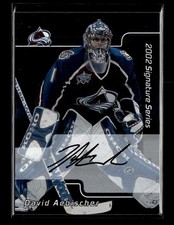 2001-02 Be a Player Signature Series #180 David Aebischer Autographs