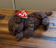 Ty Beanie Baby FETCHER The Brown Lab Dog, 2000, with Tag