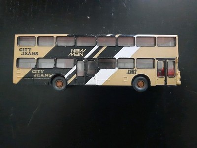 Wiking BVG-Busmodell Doppeldecker Berlin Pop-Werbung City Jeans