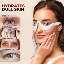 Red Light Therapy Eye Massager Glasses, Microcurrent Eye  Face Beauty Device US