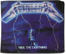 Metallica - Rocksax - Metallica - Ride The Lightning Logo - Wallet With Coin Poc