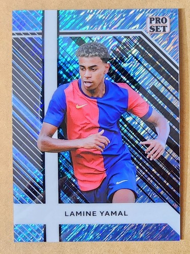 2024 Leaf Pro Set Collective Lamine Yamal Promo PSB-4 Light Blue Shimmer Rookie - Picture 1 of 2