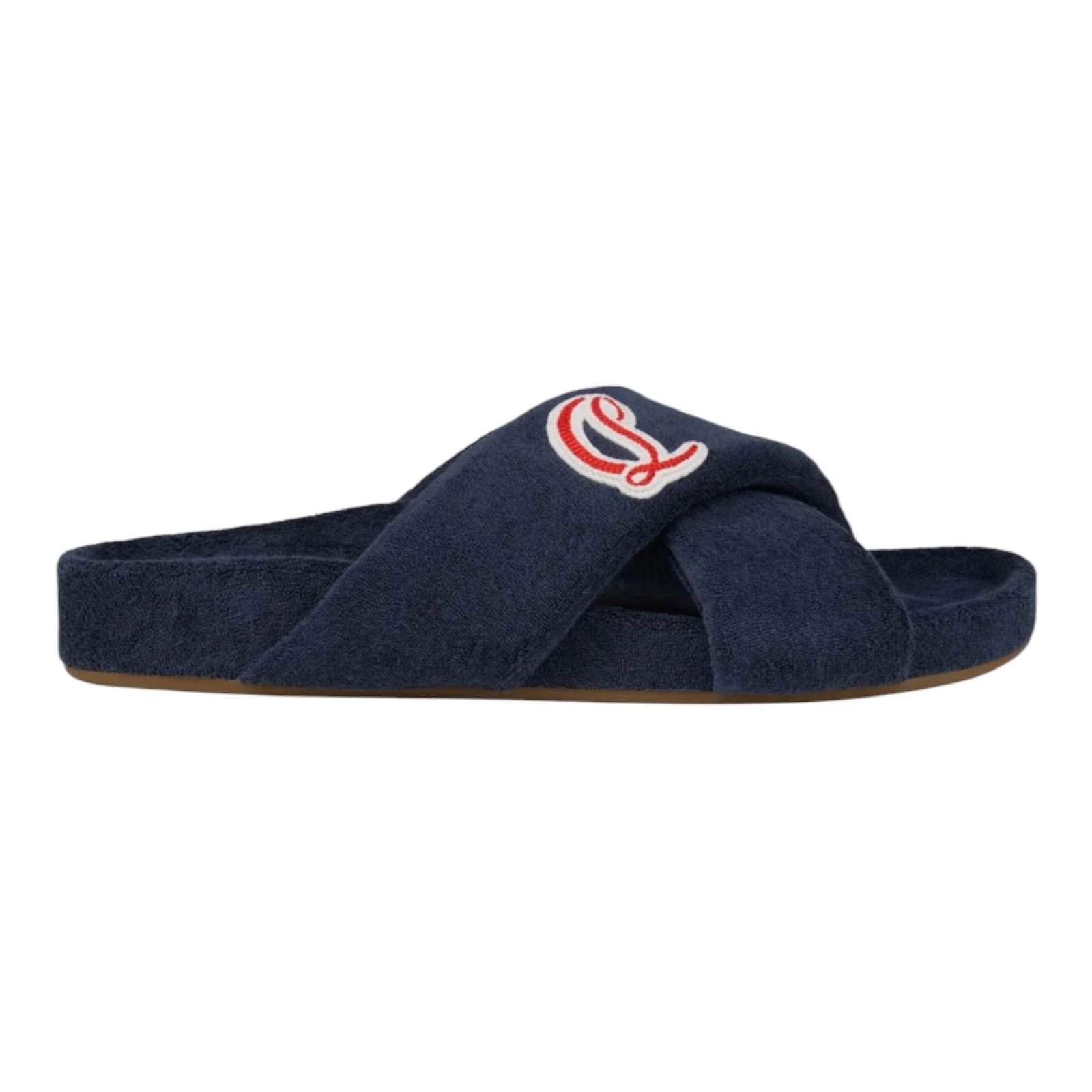 Christian Louboutin — Christian Louboutin Men’s Designer Slides EU 43 UK 9 US 10 Marine Suede Sandals