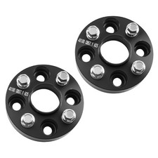 2pc Distanzscheiben 25mm for VW Golf 2 19E/Jetta 2 4x100 57,1mm Aluminium