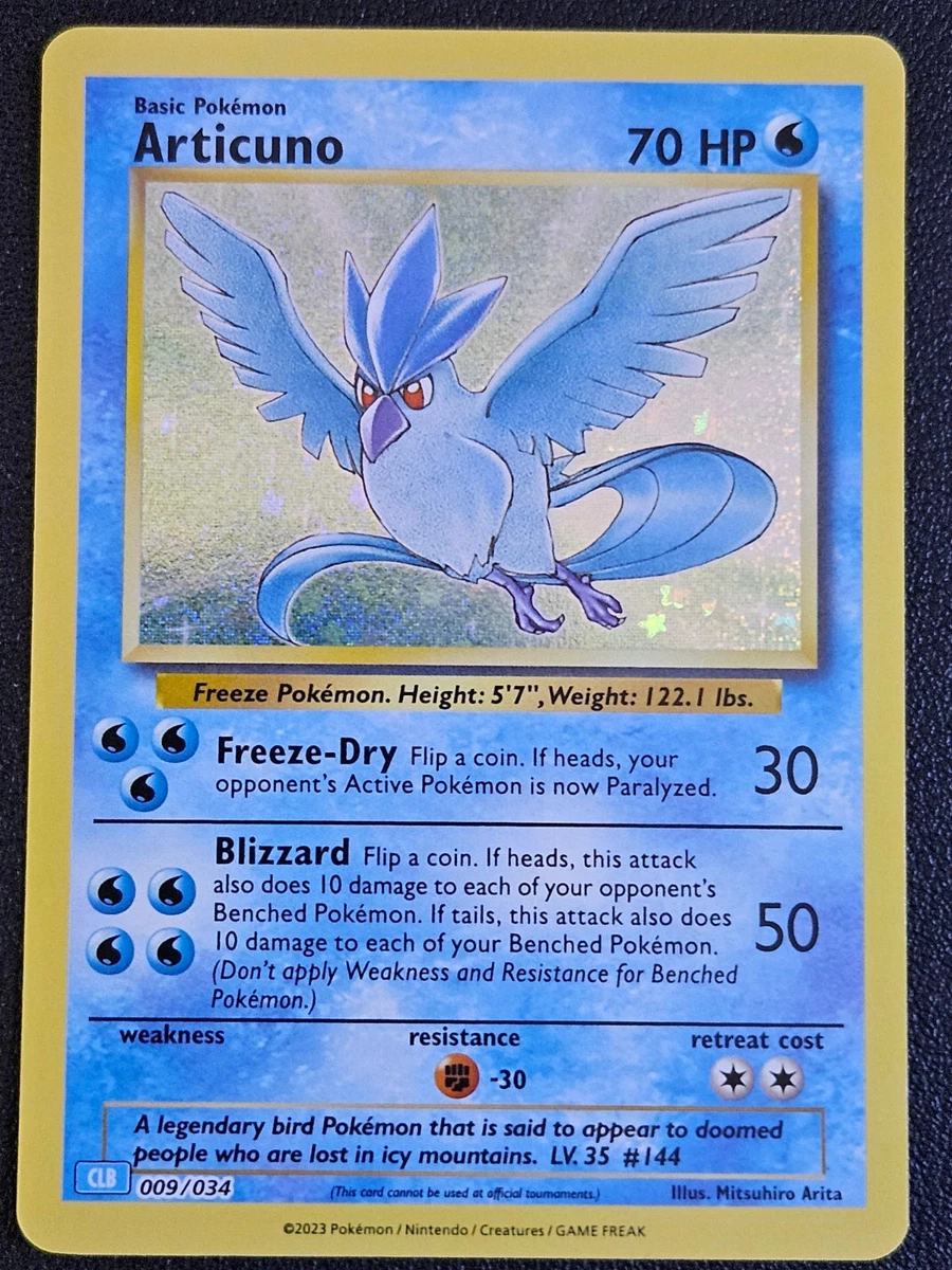 Articuno Pokmon TCG Individual Collectible Card Game Cards for sale - eBay