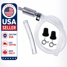 Motorcycle Brake Bleeder Hose Kit One Way Check Valve Tube for Brake Clutch Bl