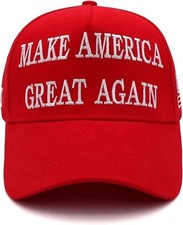 President Donald Trump 45-47 Hat Make America Great Again MAGA Red