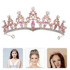 Branch Pearl Crown Bridal Headpiece Chic Wedding Headband Crystal Tiara