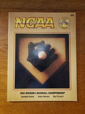 1992 NCAA College Baseball World Series Program Omaha Nebraska