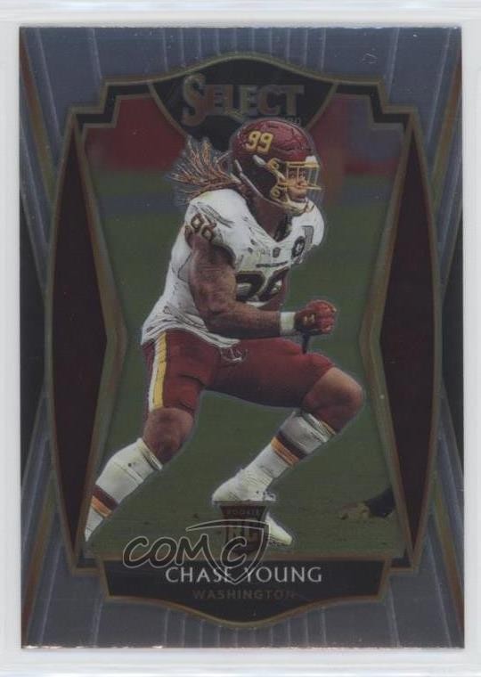 2020 Panini Select Premier Level Chase Young #164 Rookie RC