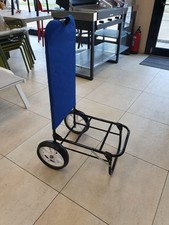 Carrello da spiaggia pieghevole multiuso con camicia e ruote grandi