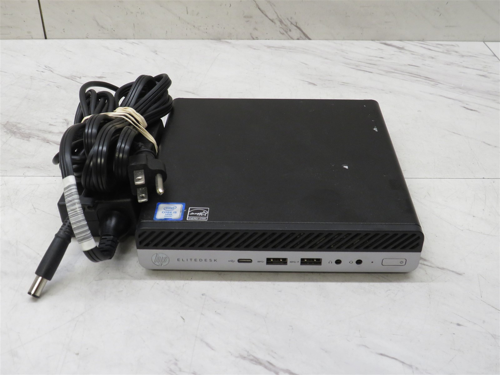 HP EliteDesk 800 G3 Mini i5-6500T @ 2.50GHz 8GB RAM AC Adapter