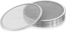 10 Pack Stainless Steel Screen Filter Strainer Lid for 86mm Wide Mouth Mason Jar