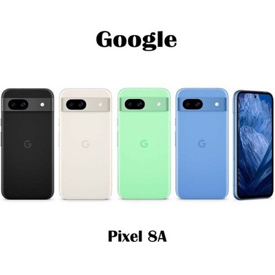 Google Pixel 8A 8+128GB 5G 6.1'' 50MP Android Smartphone Unlocked Without Simlock