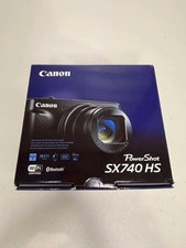 Canon PowerShot SX740 HS 20.3MP 40x Zoom 4K Digital Camera Black Open Box