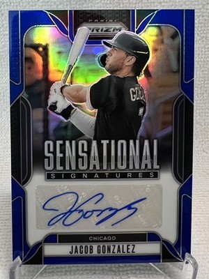 Jacob Gonzalez 2025 Panini Prizm Sensational Signatures Blue Pulsar Auto /49 🔥
