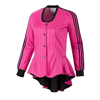 adidas X Jeremy Scott Peplum TT Jacke mit Schößchen Blazer Pink Rarität O27159  - Bild 1 von 4