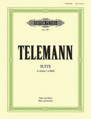Suite in A Minor | Flöte & Klavier | Georg Philipp Telemann | Deutsch | Buch