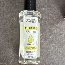 Personal Care Vitamin E Beauty Oil 4 fl oz Promotes Supple Restores Dry Skin