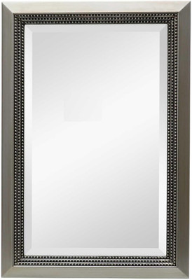 Moss + Fig Warm Silver Rectangle Wall Mirror - 24'' x 36