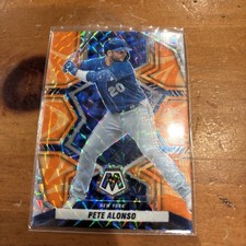 2022 Panini Mosaic - Pete Alonso #198 Reactive Orange Mosaic Prizm