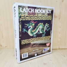 Vintage 1988 New in Box NYC Latch Hook Rug Kit Dragon 20" x 27" RARE