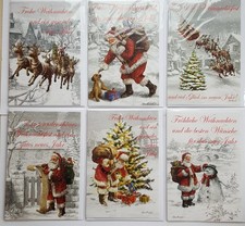 Weihnachtskarten mit Umschlag  6 Stück 