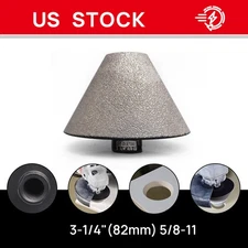 3-1/4" Diamond Beveling Chamfer Finger Bit 82mm Hole Saw Countersink Ceramic