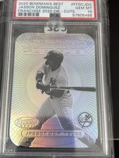 2020 Bowman's Best Jasson Dominguez Franchise Die Cuts #FFDC-JDO PSA 10