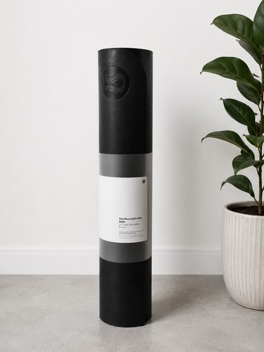 Lululemon Take Form Yoga Mat 5mm Solid Black, 26"x71" - Picture 1 of 2