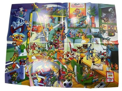 Club Nintendo Poster 90er Nintendo NES (Werbeposter)