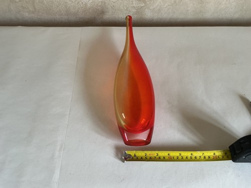 c1960 Italy Seguso Vetri d'Arte Sommerso Art Glass Vase possibly Flavio Poli - Picture 9 of 11