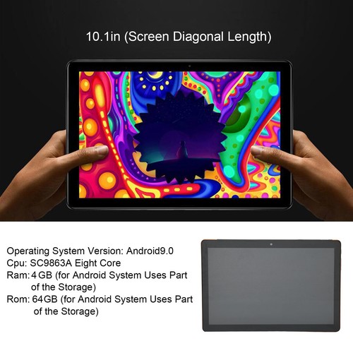 Tablet Pc 10.1In Ips Eight Core For Android9.0 2Gb Ram 32Gb Rom Wifi 3G Tablet - Picture 13 of 23
