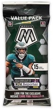 2023 Panini Mosaic Football Value Pack 15-Card Camo Pink