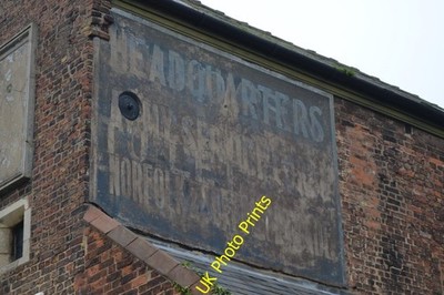 Photo 6x4 Ghost Writing King's Lynn Ghost writing on old building at King c2016