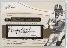 2004 Flair SIGnificant Cuts 39/100 Deuce McAllister #SIG-DM3 Auto 0zm3