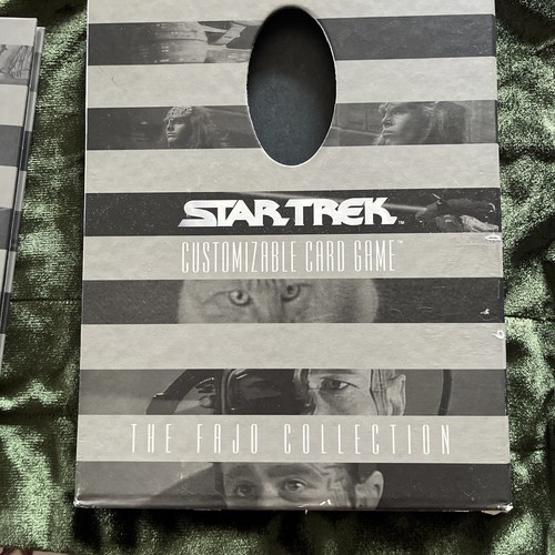 Star Trek CCG The Fajo Collection Pre-Owned Some Cards Included Certificate Of