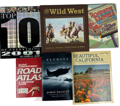 Vintage Americana Road Trip Books Lot 6 Travel Culture History Nonfiction Bundle