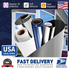 Sun Heat UV Blocking Window Privacy Film Multiple colors 0 /5 /15 /20 VLT
