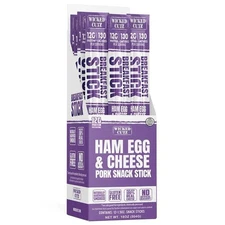 Wicked Cutz Ham Egg and Cheese Stick, 12g Protein Per Gluten Free Breakfast... 