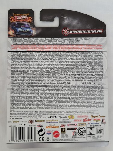 Hot Wheels 2010 Drag Strip Demons "Snake" Prudhomme's "Wedge Dragster" # 18/25 - Picture 8 of 12