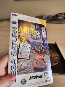 Area 51 - Sega Saturn  Complete CIB Tested W REGISTRATION