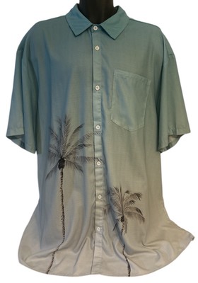ALOHA Shirt Mens Sz 5XL Short Sleeve Button Up All Over Graphics Cruise Hawaiian
