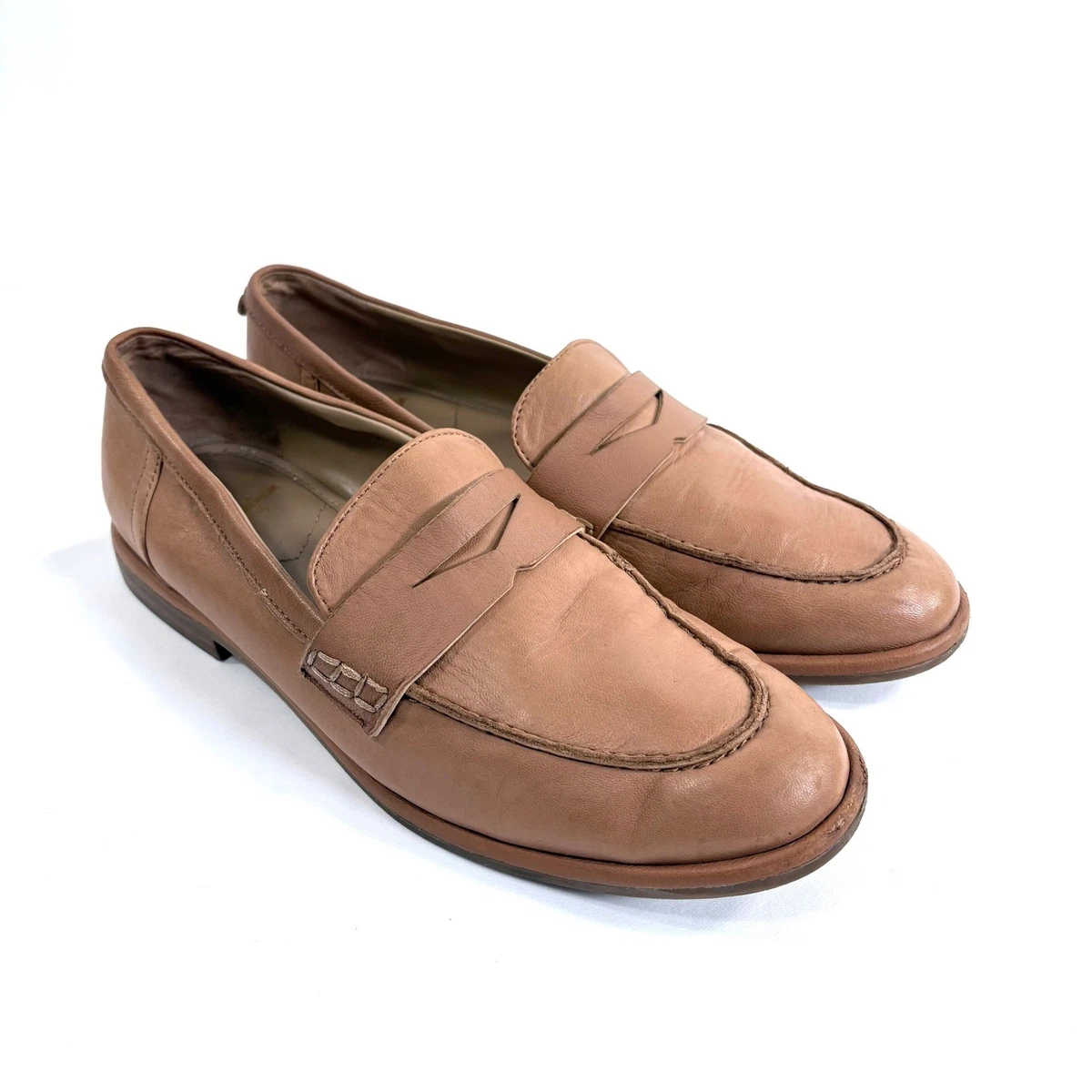 Sam Edelman Loraine Woven Raffia Horsebit Loafers Tan Size 9.5M Sam Edelman Loraine Woven Eggshell Leather Classic Chain  main image 2