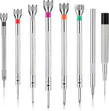 8 Pieces Precision Watch Screwdriver Set, 1.0-2.0 mm Micro Jewelers Repair Screw
