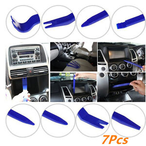 7Pcs Car Interior Audio GPS Radio Removal Door Clip Panel Open Tools Accessory