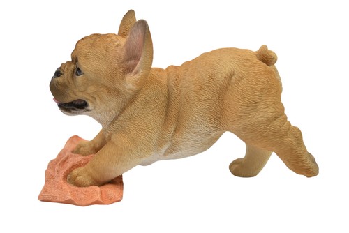 Figura de resina realista de perro Frenchie cachorro Bulldog Francés - Imagen 3 de 13