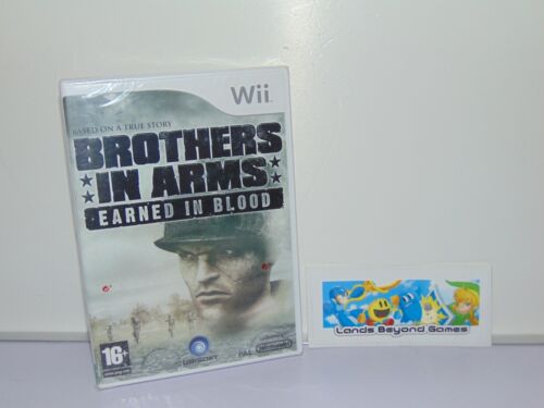 Brothers in Arms Earned in Blood Nintendo Wii Wii U PAL Neu und Sealed
