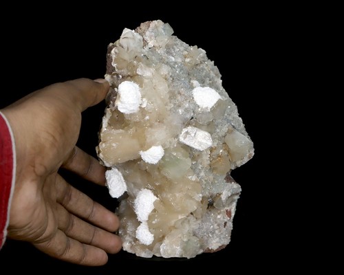 Natürlicher Apophyllit Mordenit Stilbit Mineralien Indien #K 518 - Bild 12 von 12